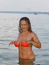 nude woman Washington island